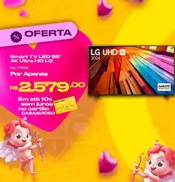 Casa e Vídeo Smart TV LED 55" 4K Ultra HD LG oferta