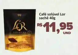 Paulistão Supermercados Café solúvel Lor sachê oferta