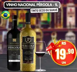 Serrano Supermercado Vinho nacional pérgola oferta