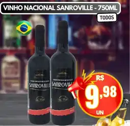 Serrano Supermercado Vinho nacional sanroville oferta
