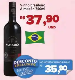 Paulistão Supermercados Vinho brasileiro Almaden oferta