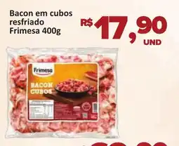 Paulistão Supermercados Bacon em cubos resfriado Frimesa oferta