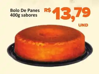 Paulistão Supermercados Bolo De Panes sabores oferta
