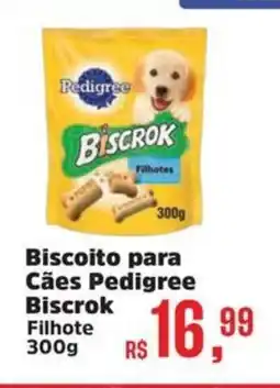 Supermercados Mateus Biscoito para Cães Pedigree Biscrok oferta