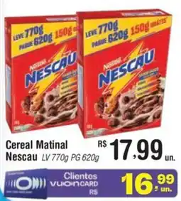 Fort Atacadista Cereal Matinal Nescau oferta