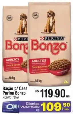 Fort Atacadista Ração p/ Cães Purina Bonzo Adulto oferta