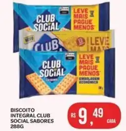 Atacadão Dia a Dia BISCOITO INTEGRAL CLUB SOCIAL SABORES oferta