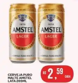Atacadão Dia a Dia Cerveja puro malte amstel lata oferta