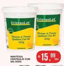 Manteiga cristaulat com sal