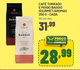 Cooper Café torrado e moído baggio gourmet/aromas cada oferta
