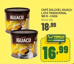 Cooper Café solúvel iguaçu lata tradicional cada oferta