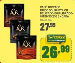 Cooper Café torrado moido gourmet l'or delicado/equilibrado/ intenso cada oferta