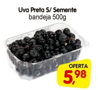 Uva Preta s/ Semente bandeja 500g