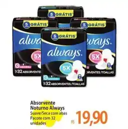 Atacadão Absorvente Noturno Always oferta