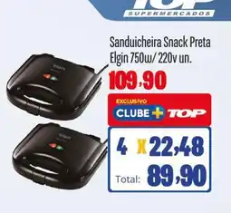 Rede Top Sanduicheira Snack Preta Elgin 750w/220v un. oferta