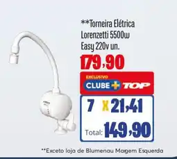 Rede Top Torneira Elétrica Lorenzetti 5500w Easy 220v un. oferta