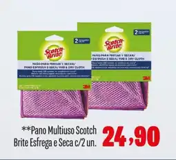 Rede Top Pano Multiuso Scotch Brite Esfrega e Seca c/2 un. oferta