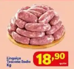 Vencedor Atacadista Linguiça Toscana Sadia oferta