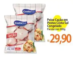 Atacadão Peixe Cação em Postas Costa Sul Congelado Pacote oferta