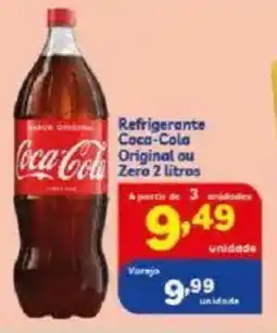 Vencedor Atacadista Refrigerante Coca-Cola Original ou Zero oferta