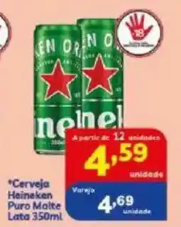 Vencedor Atacadista *Cerveja Heineken Puro Malte Lata oferta
