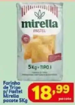 Vencedor Atacadista Farinha de Trigo P/ Pastel Mirella pacote oferta