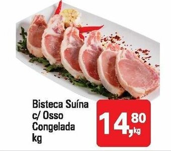 Mineirão Atacarejo Bisteca Suina c/ Osso Congelada 1kg oferta