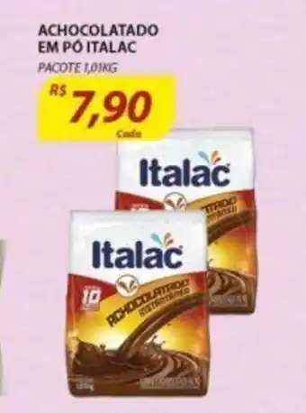 Assaí Atacadista Achocolatado em po Italac 1.01kg oferta