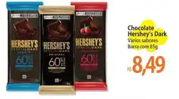 Chocolate Hershey's Dark Vários sabores Barra
