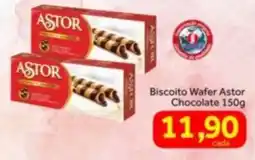 Shibata Supermercados Biscoito Wafer Astor Chocolate oferta