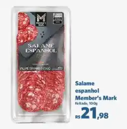 Sam's Club Salame espanhol Member's Mark Fatiado, oferta