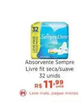 Absorvente Sempre Livre Fit Seca-suave