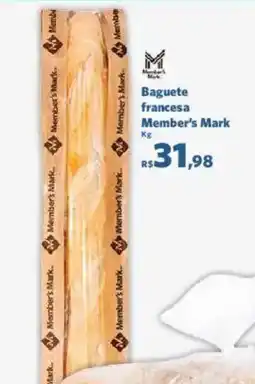 Sam's Club Baguete francesa Member's Mark oferta