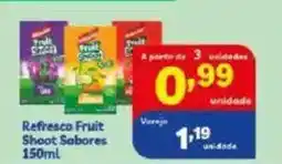 Vencedor Atacadista Refresco Fruit Shoot Sabores oferta