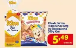 Vencedor Atacadista Pão de Forma Tradicional ou Bisnaguinha Kim oferta