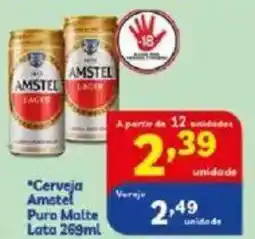 Vencedor Atacadista Cerveja Amstel Puro Malte Lata oferta