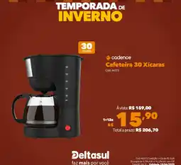 Deltasul Cadence Cafeteira 30 Xícaras oferta