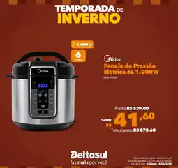 Deltasul Midea Panela de Pressão Elétrica 1.000W oferta