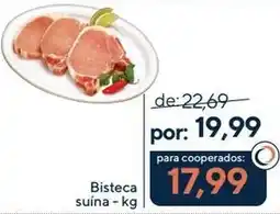 Coop Bisteca suína oferta