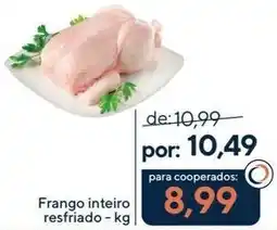 Coop Frango inteiro resfriado oferta