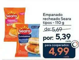 Coop Empanado recheado Seara tipos oferta
