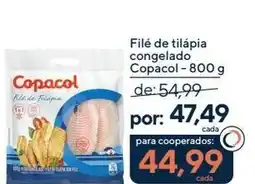 Coop Filé de tilápia congelado Copacol oferta