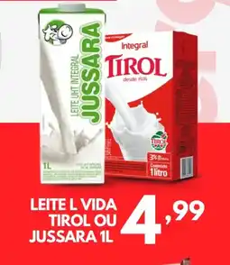 Rede Plus Supermercados Leite l vida tirol ou jussara oferta