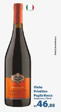 Vinho Primitivo Puglia Rocca