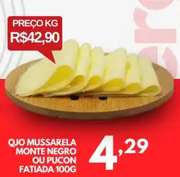 Rede Plus Supermercados Qjo mussarela monte negro ou pucon fatiada oferta