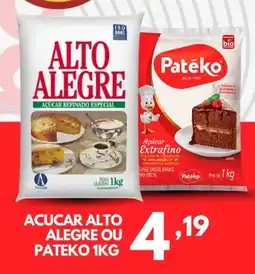 Açúcar alto alegre ou patéko