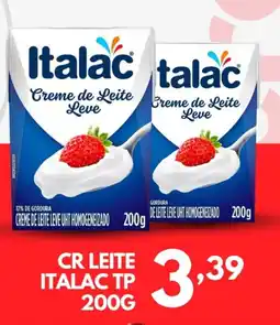 Rede Plus Supermercados Cr leite italac tp oferta