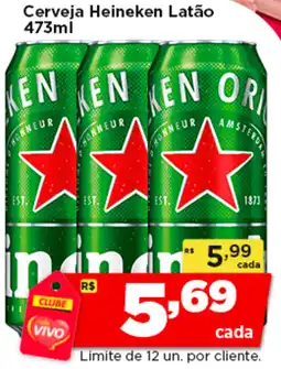 Rede Vivo Cerveja Heineken Latão oferta