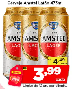 Cerveja Amstel Latão