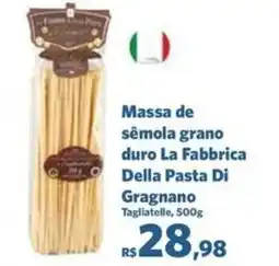 Sam's Club Massa de sêmola grano duro La Fabbrica Della Pasta Di Gragnano Tagliatelle, oferta
